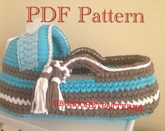 Crochet Baby Basket Etsy