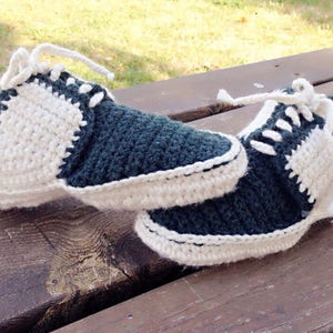 Crochet Pattern for Men Oxford Shoes, Unisex house slippers U.S. Big boys sizes 3-7, Men US 3-12, with video links image 4