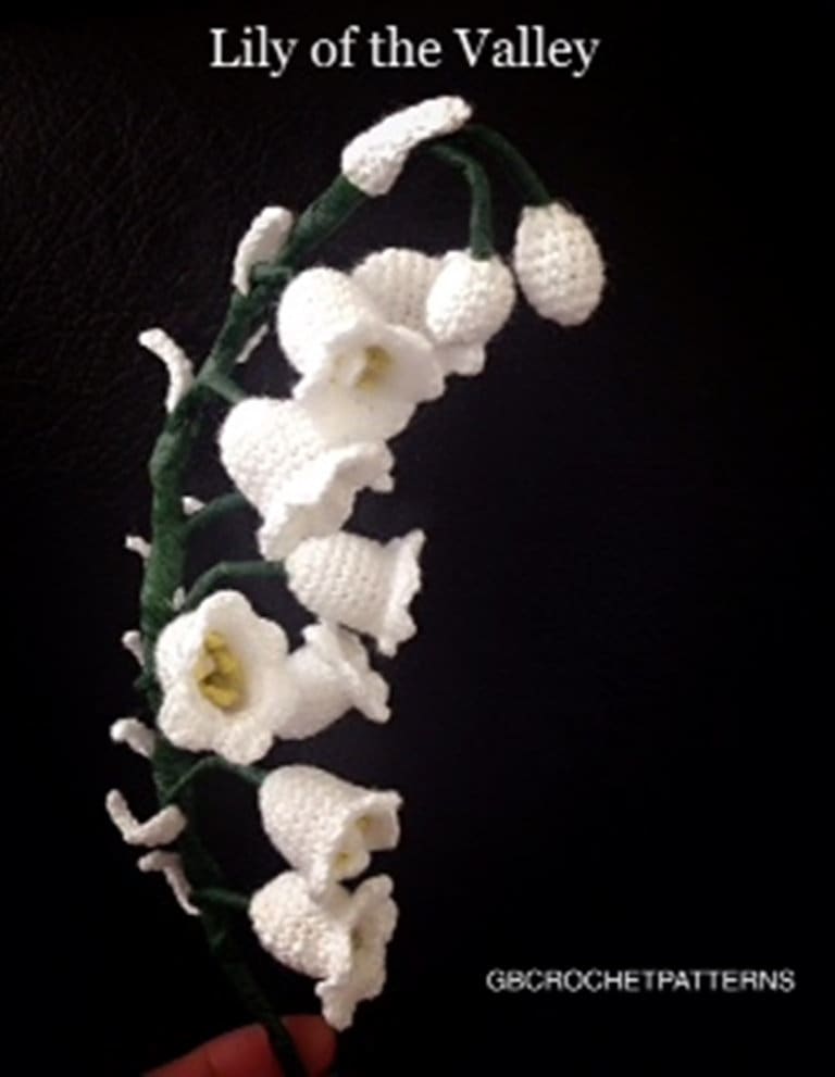 Lily of the Valley White Bouquet Crochet Pattern