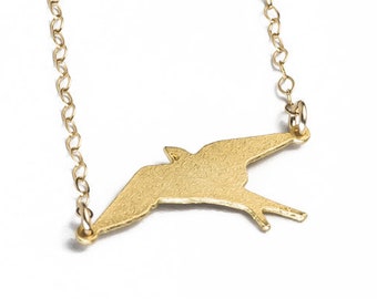 Bird necklace swallow bird necklace bird jewelry bird charm bird pendant swallow pendant