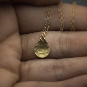 Tear necklace tear drop necklace tiny drop pendant silver drop jewelry