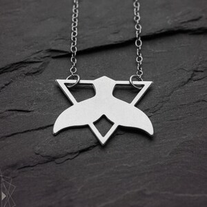 Whale tail necklace, ocean necklace silver geometric whale necklace