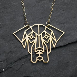 Great Dane necklace gold dog necklace gold great Dane gifts for pet lover