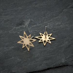 Nordstern Ohrringe gold Stern Ohrstecker Ohrringe Funken Ohrringe Stern Ohrstecker Weihnachtsgeschenk für hier