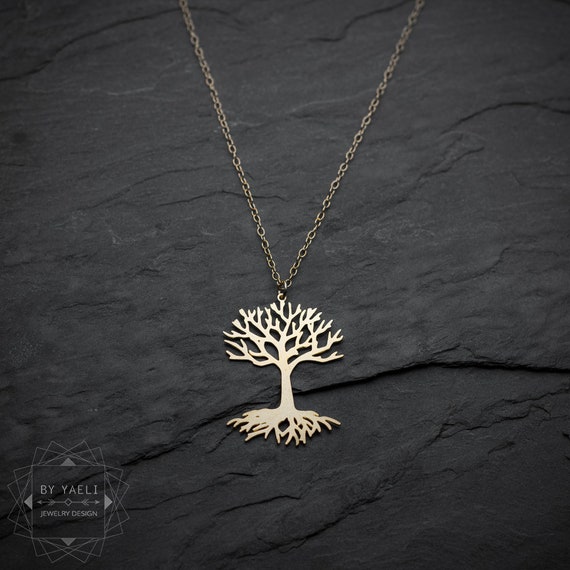 Collier arbre collier celtique pendentif arbre de vie en or - Etsy France