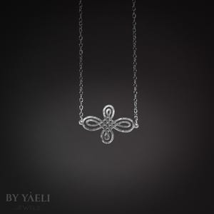 Celtic knot necklace silver Celtic jewelry Irish jewelry Irish necklace