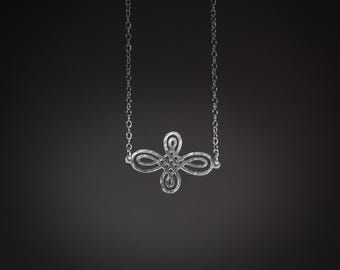 Celtic knot necklace silver Celtic jewelry Irish jewelry Irish necklace