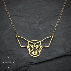 Chihuahua necklace gold dog necklace gifts for pet lover chihuahua gifts