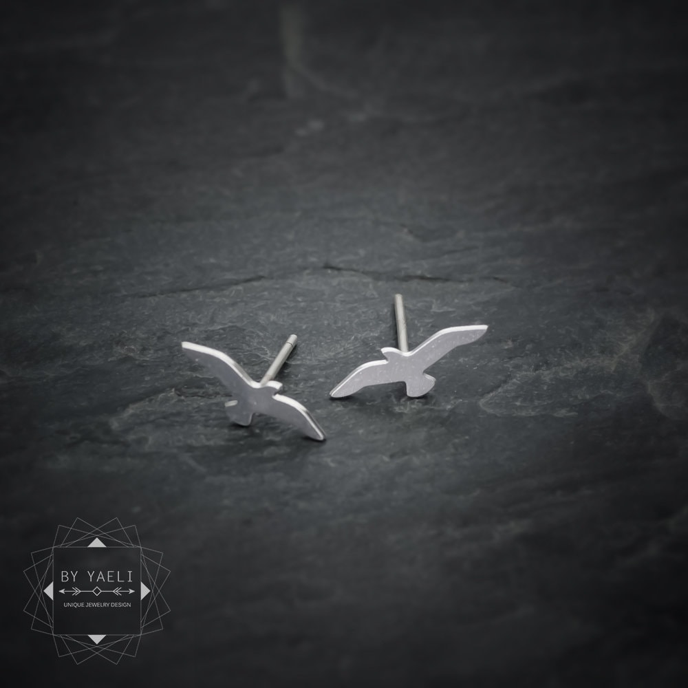Seagull earrings deals