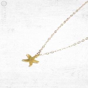 Starfish necklace starfish charm ocean necklace beach necklace image 2