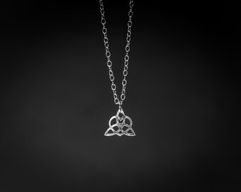 Celtic necklace Celtic knot necklace silver Celtic heart necklace best friend necklace