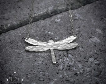 Collar De Libélula, Joyería De Libélula, Elegante Collar De Plata Con Animales, Colgante De Libélula, Joyería De Libélula, Libélula De Plata, Regalo Para Ella - México