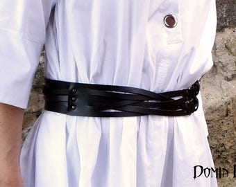 Waist belt "Mystic" of natural leather Wide Belt | Waist Belt | Fashion Belt | Women Belt