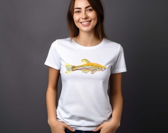 Zebrafish Watercolor T-Shirt | Fish T-Shirt | Science T-Shirt