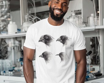 Darwin Finches T-Shirt - Evolutionary Biology Science Art, Gift for Scientist