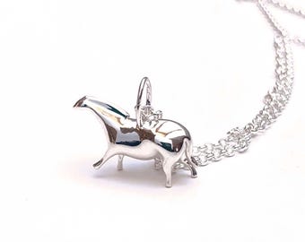 Paleolithic Horse Pendant - Archaeology Jewelry