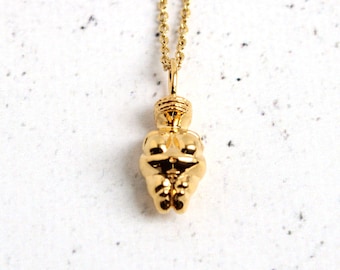 Venus of Willendorf Pendant - Archaeology Jewelry