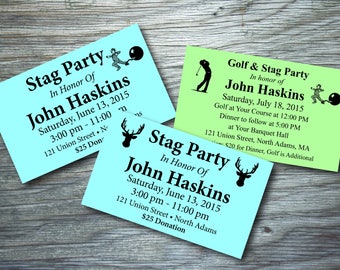 Stag or Golf & Stag Tickets - *Bachelor Party, Retirement Party, BBQ, Benefit, Concert, Event*