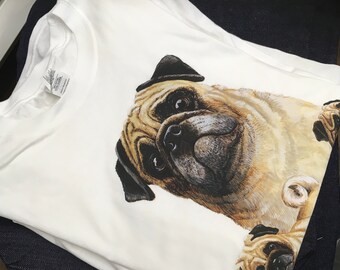 Best Friend Dog Tshirts (Licensed Designs) - Pug, Retriever, Greyhound, Bearded Collie, Bishon Frise, Bulldog, Labrador, Poodle