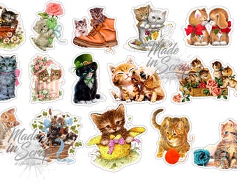 My Sweet Kittens Fussy cuts