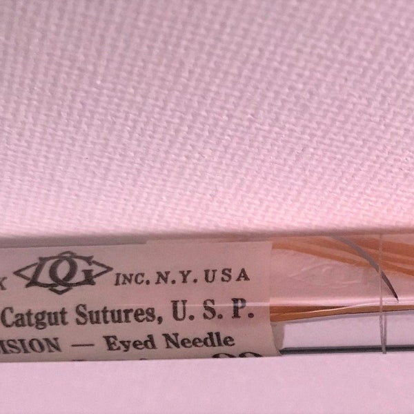 Davis & Geck CATGUT CIRCUMCISION SUTURES Eyed Needle Brooklyn New York
