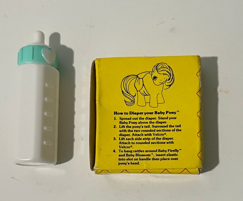 G1 Baby Ribbon My LITTLE PONY 1986 Chartreuse Trinidad Orange ...