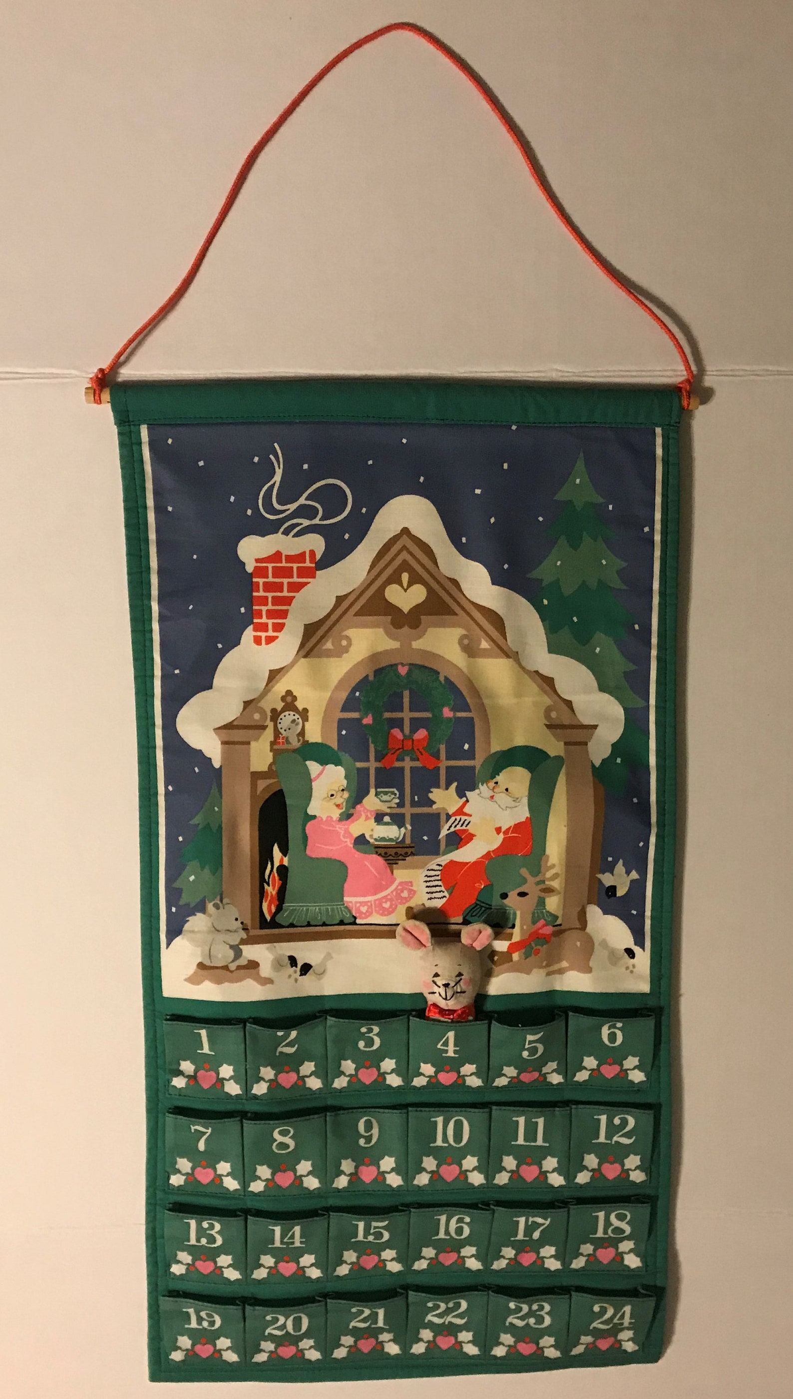 1987 AVON Advent Calendar WITH Mouse Countdown To Christmas Etsy