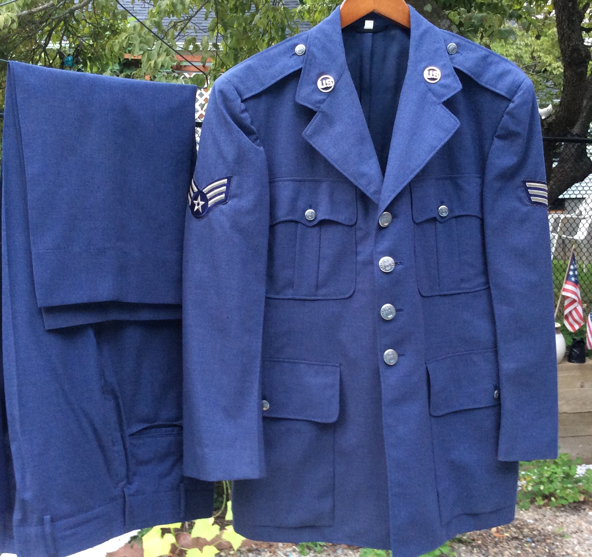 USAF 1962-1969 Service Dress Uniform Coat and Trousers All Season Shade Blue  84 - Etsy