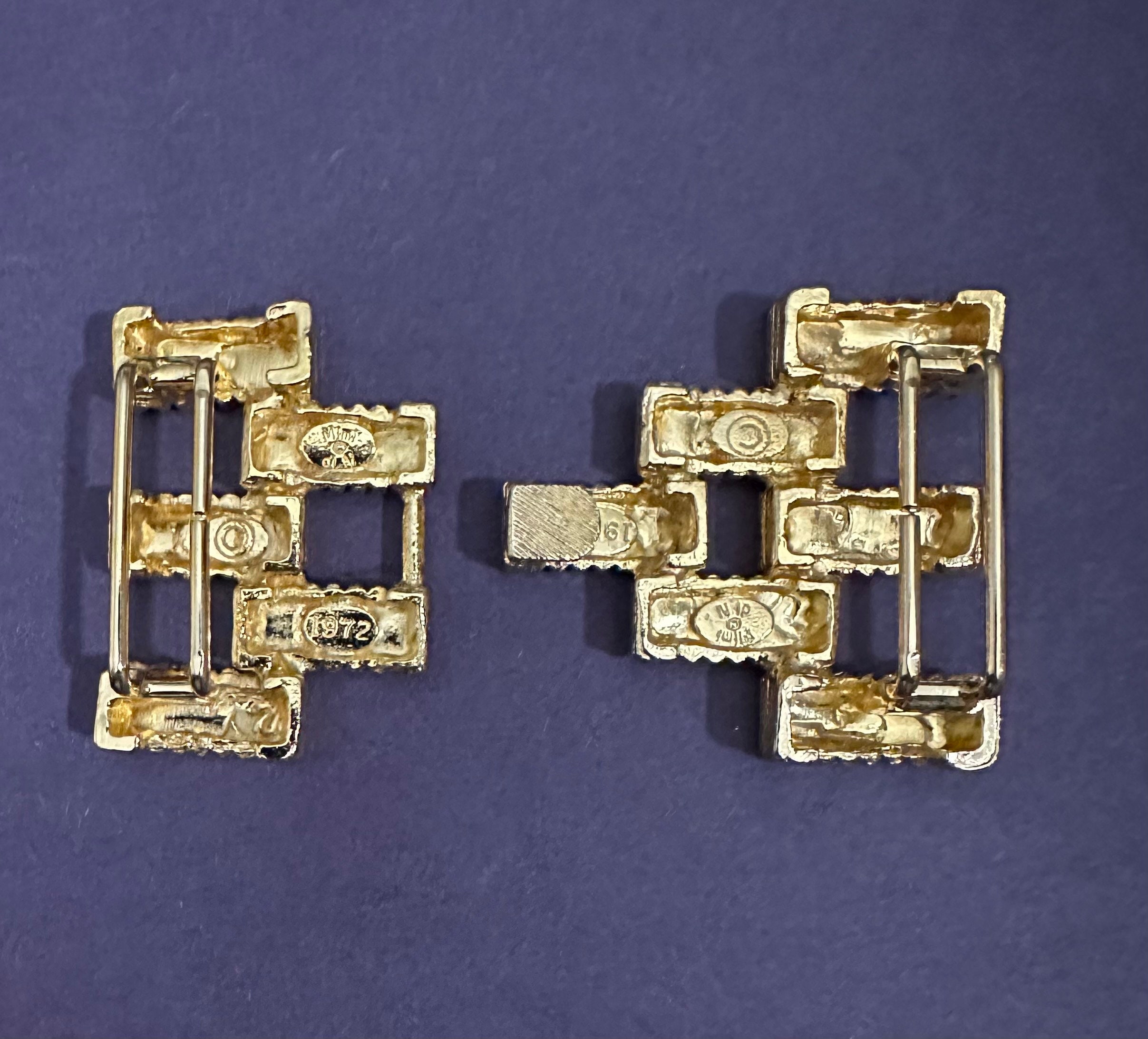 Mimi Di N 1972 Belt Buckle Large ART DECO Brand New - Etsy