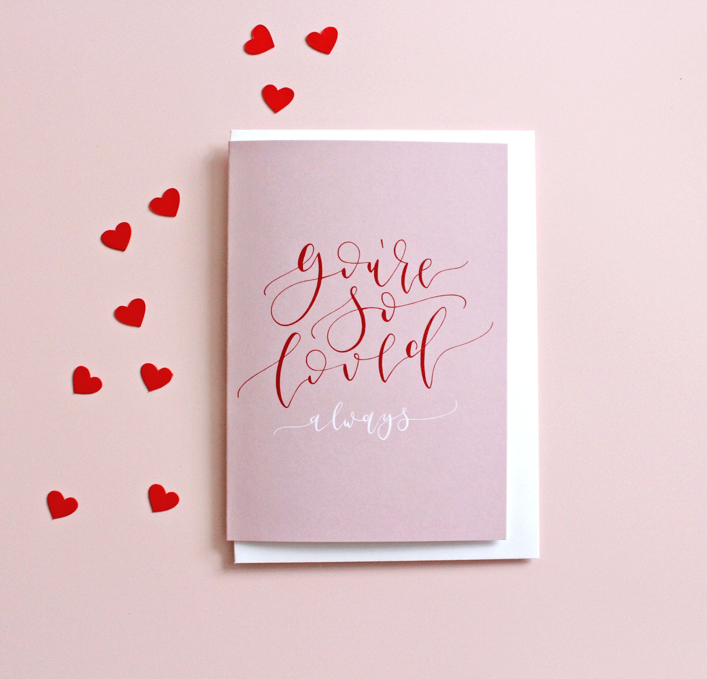 Valentine's Day Multi Word Art Tissue Paper