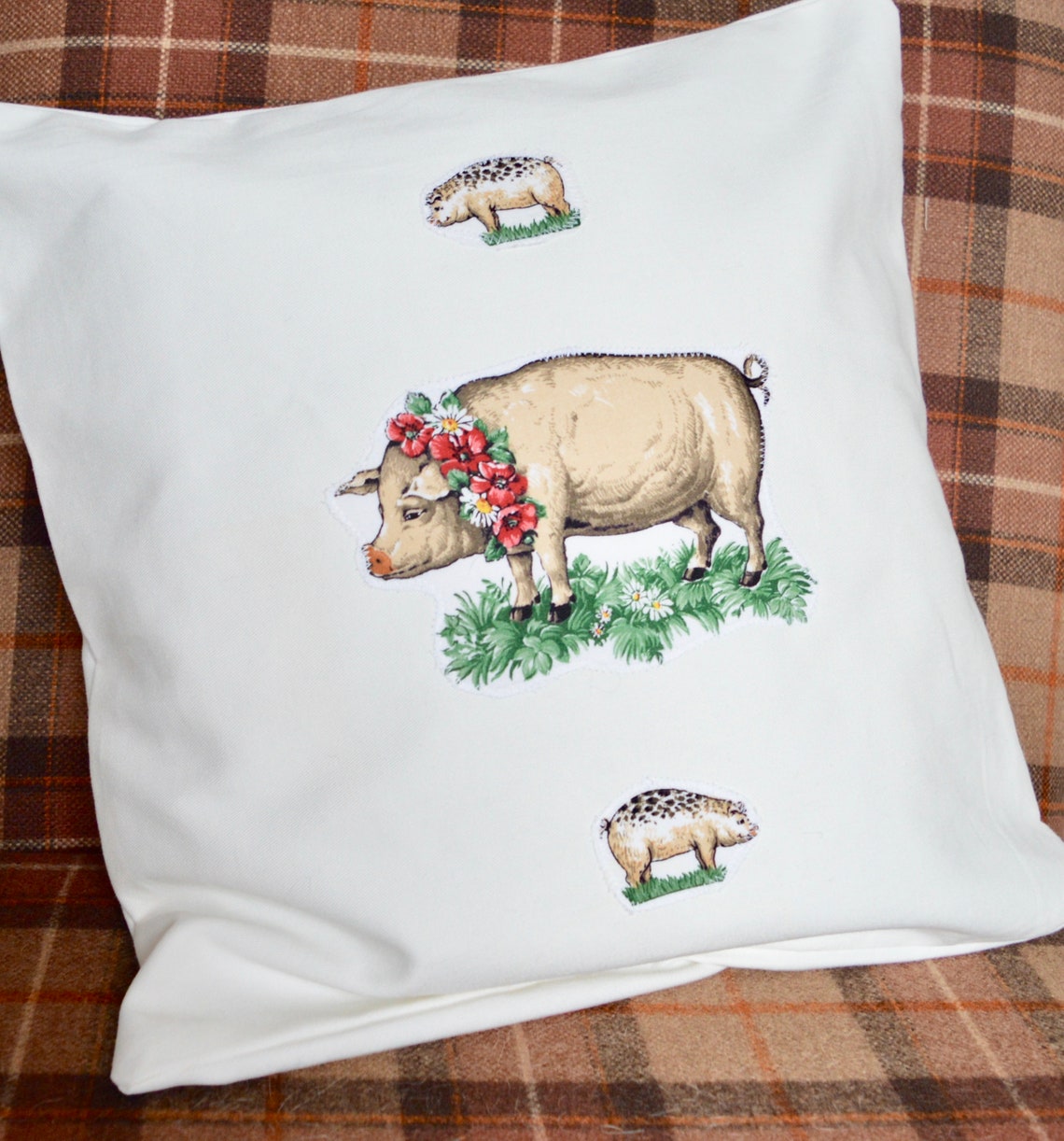 Pig Cushion Cushion for Pig Lovers Gifts for Pig lovers Etsy