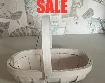 Garden Trug,  SPRING SALE 24 , Confetti Trug,  Trug for petals,