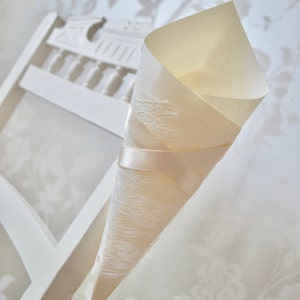 Chair Cones,  Chair Cones for flowers,   Church Flowers,  Decorations for Church Pews