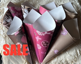 12 Confetti Cones,  SPRING SALE 2024,  Cones for petals