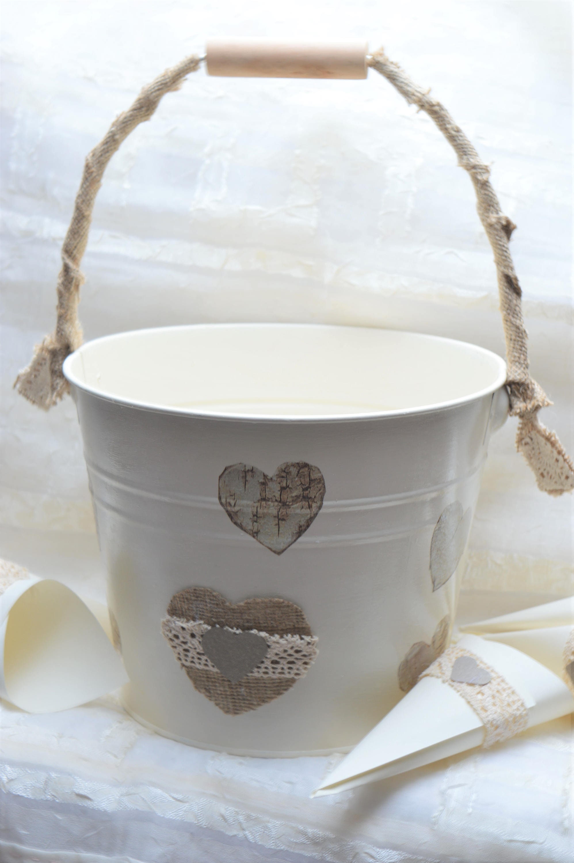 Confetti for Weddings Bucket set with 25 Confetti Cones and Etsy