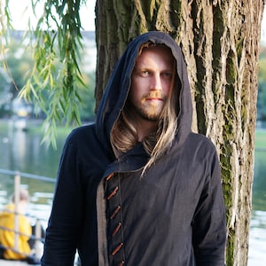 Mens cloak hoodie top