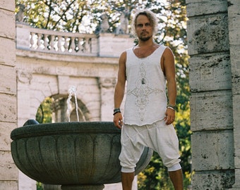 mens harem jogger shorts