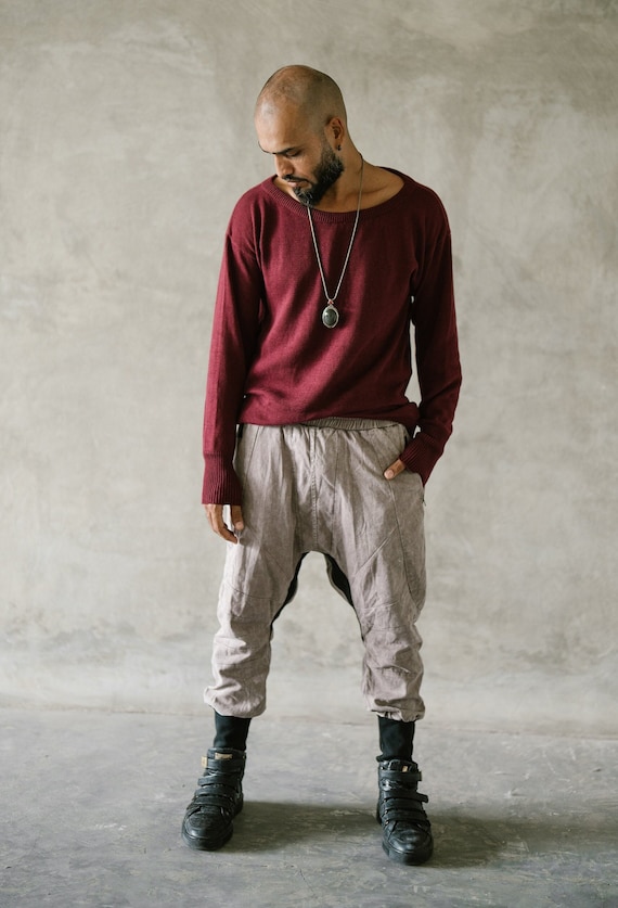 Sarouel homme jean sale