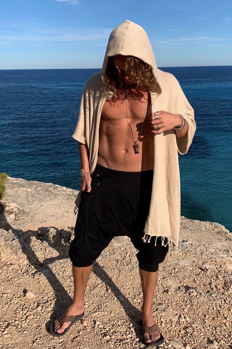 VALO Design Capris DUNE – Lightweight and comfortable harem-style drop-crotch shorts, offering a natural, airy feel that fits like a second skin—perfect for summer