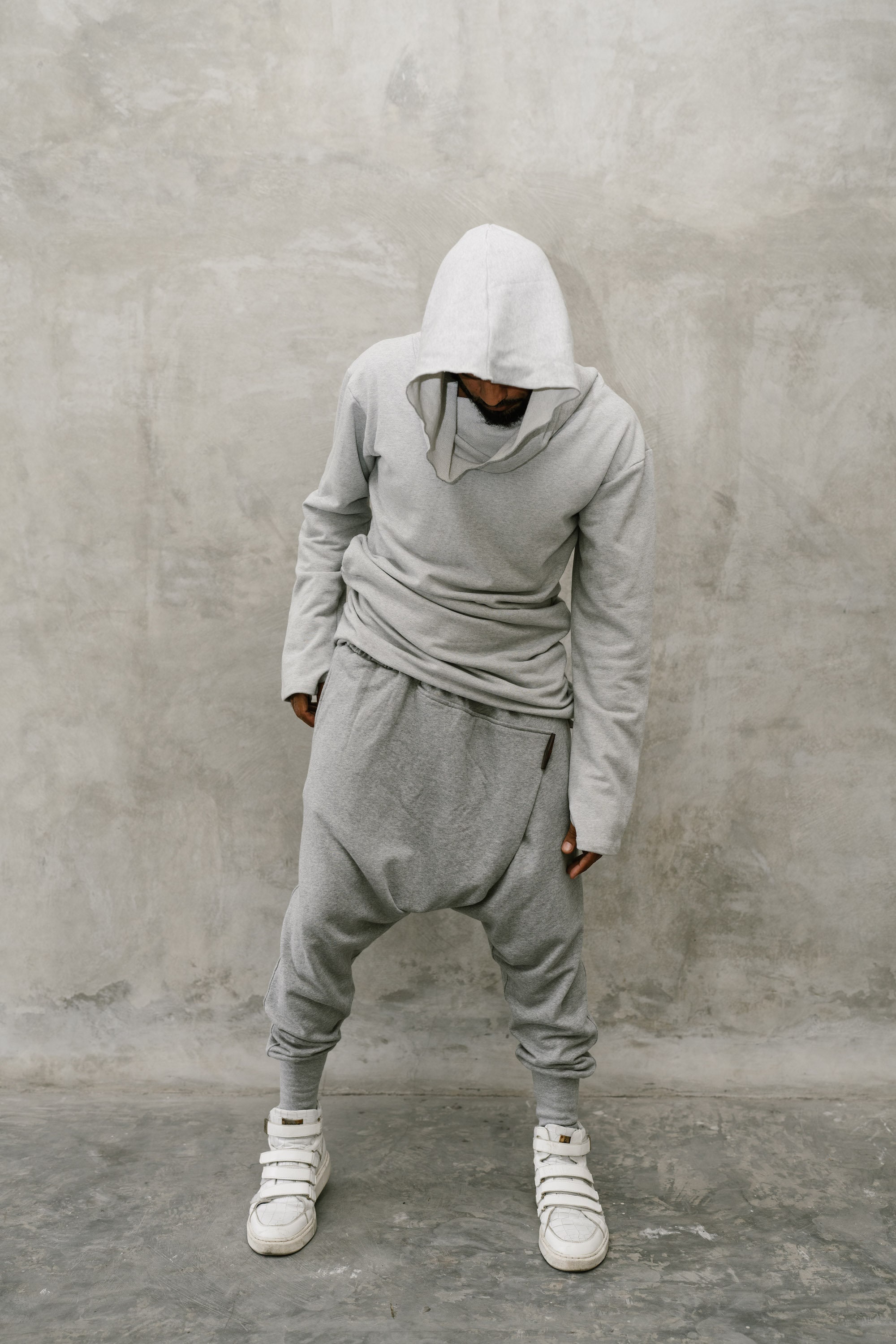 Samurai Inspired Ninja Pants | Mens Baggy Drop Crotch