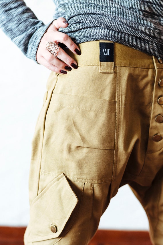 Trendy Solid Cargo Pants Men's Multi Flap Pocket Trousers - Temu