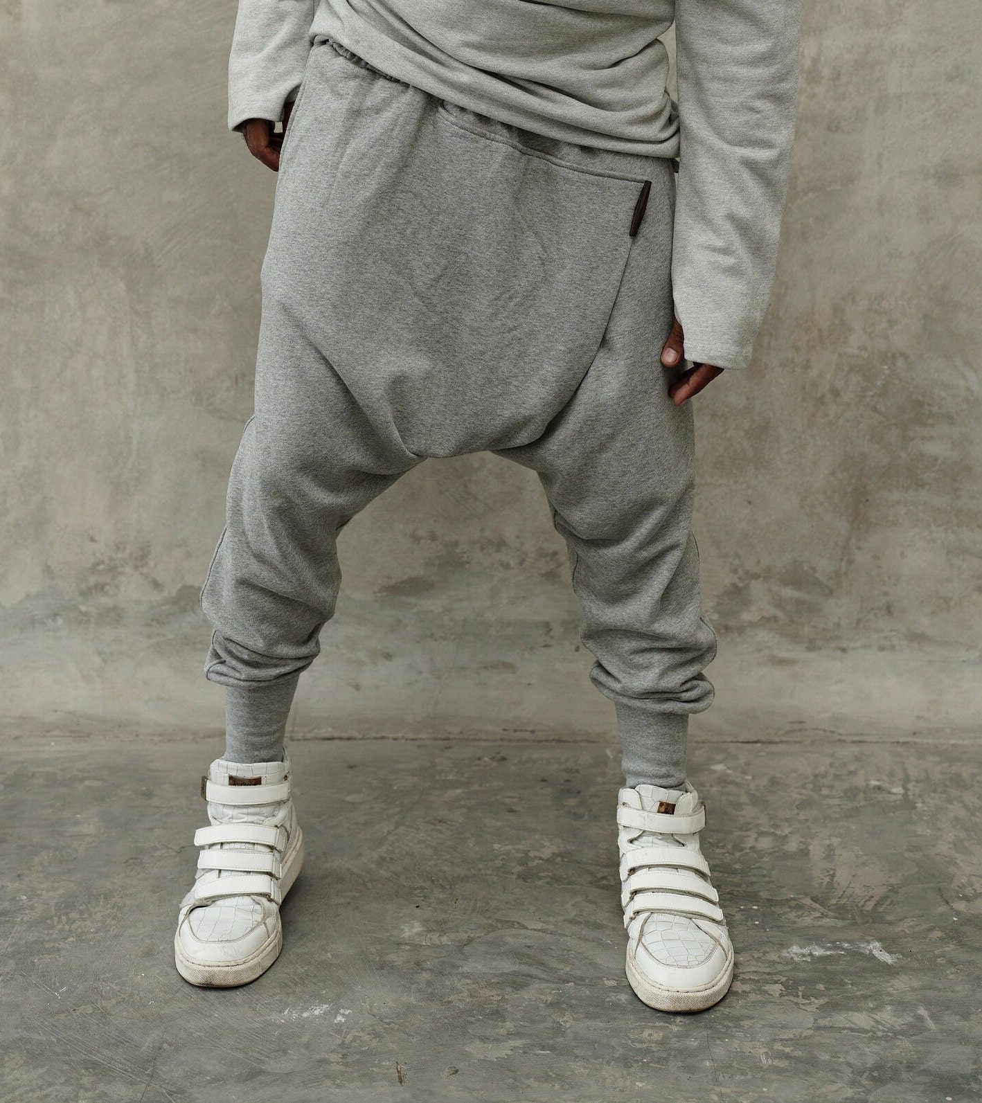 Samurai Inspired Ninja Pants | Mens Baggy Drop Crotch