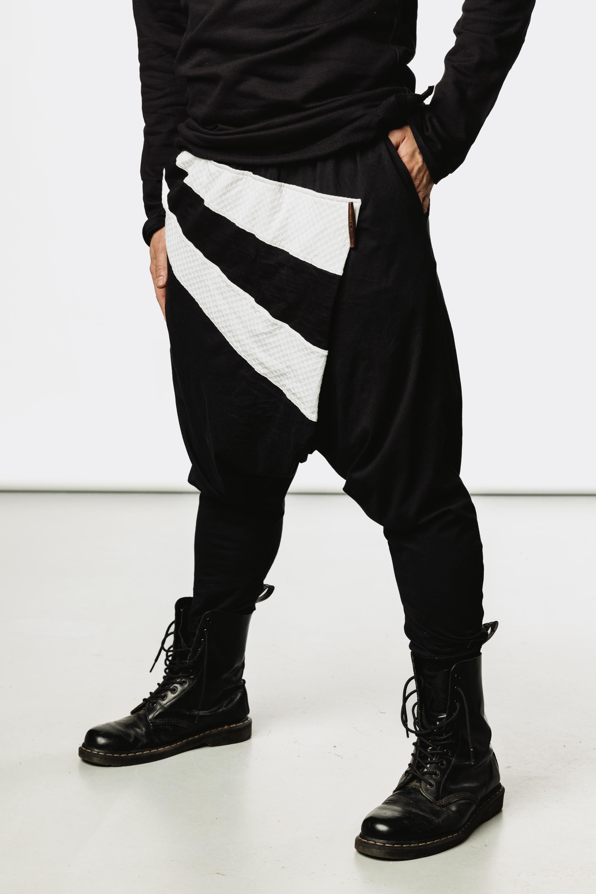 Men's Cotton Harem Pants: Samurai Ninja Style, Festival Wear - Etsy