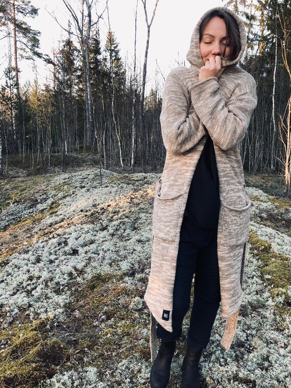Belted long cardigan new arrivals