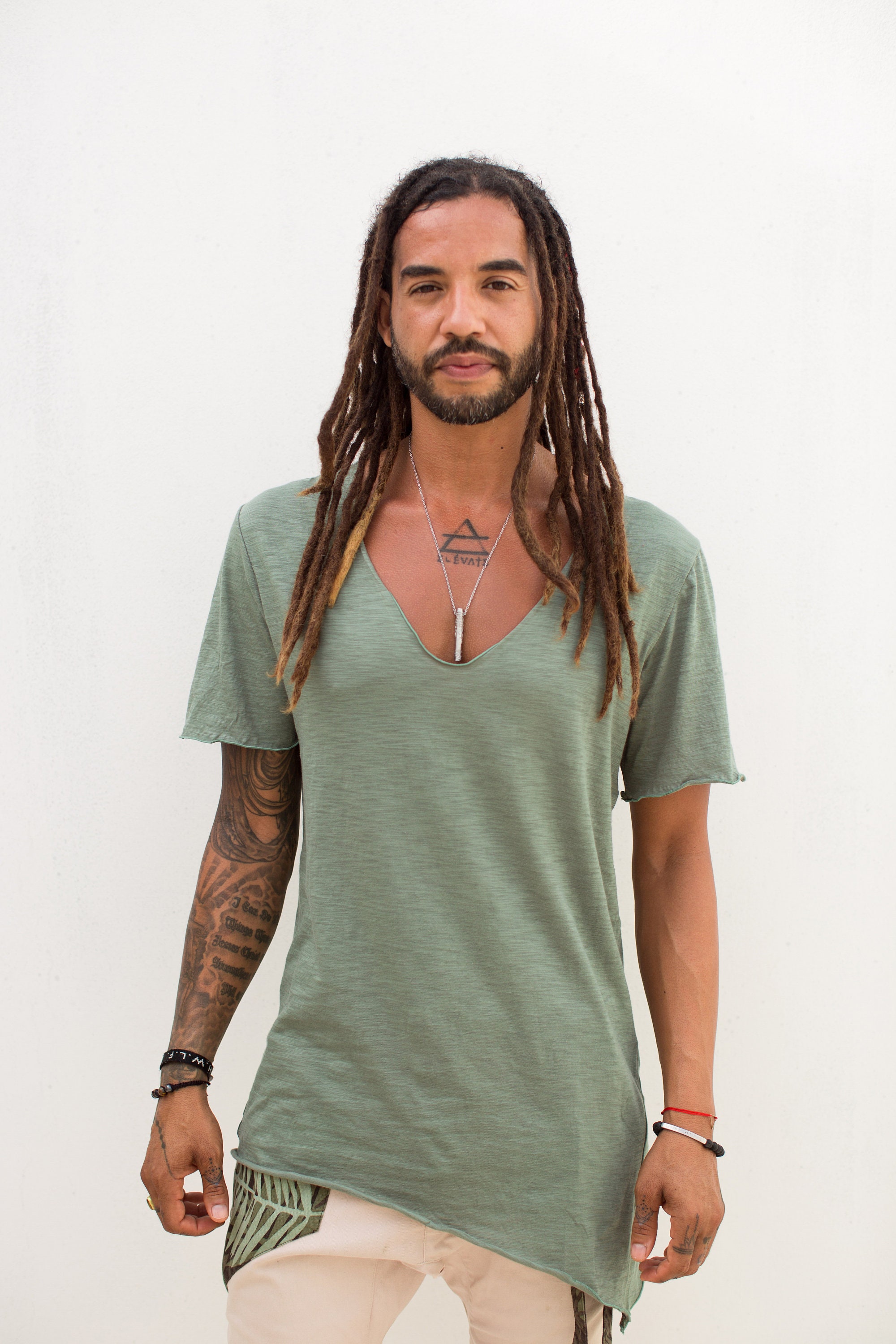 L'Appartement　V Neck Shirts Onepiece L'Appartement V Neck Shirts Onepiece L'Appartement / V Neck