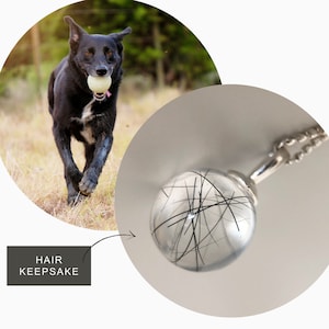 Individueller Hundehaar-Anhänger in Sterling Silber – Einzigartiges Erinnerungsstück