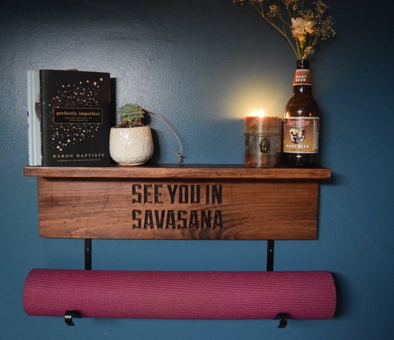 yoga mat wall mount