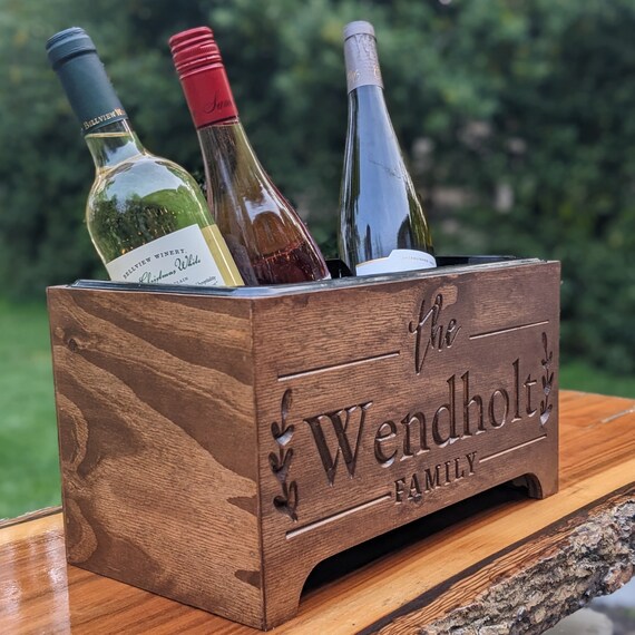 Personalized wine chiller bucket 2025