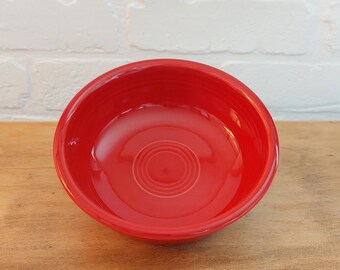 Vintage Fiestaware Berry Dessert Salad Bowl • Red Fiestaware • Fiesta Small Bowl