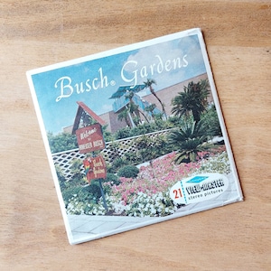 Vintage Busch Gardens View-Master Slides: Tampa Florida Souvenir